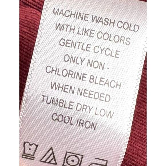 Counterparts Corduroy Button Front Jacket Blazer Button Front Long Sleeve Red Wo - Picture 6 of 6